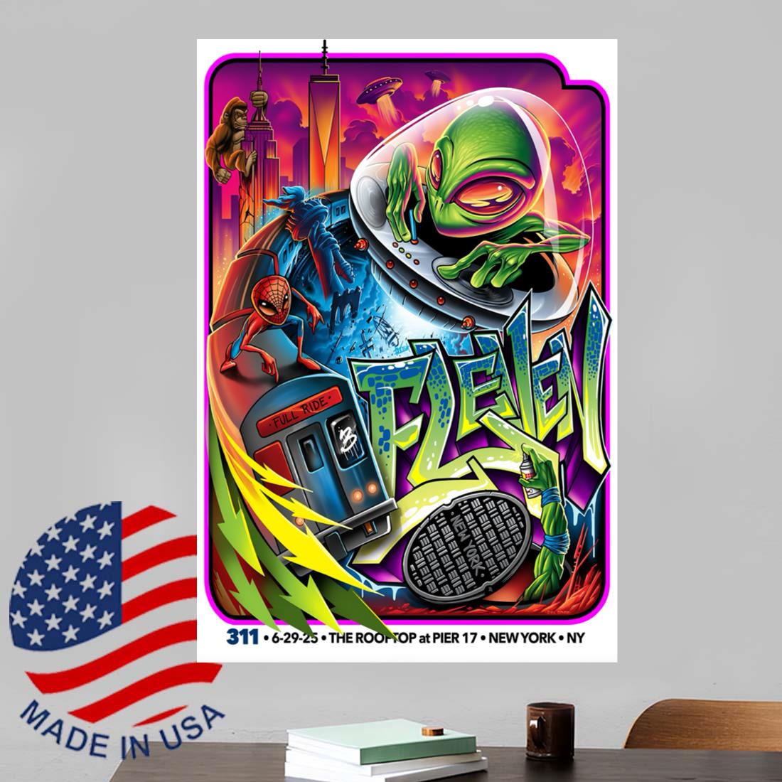 311 At The Rooftop at Pier 17 New York Jun 29 2025 Poster