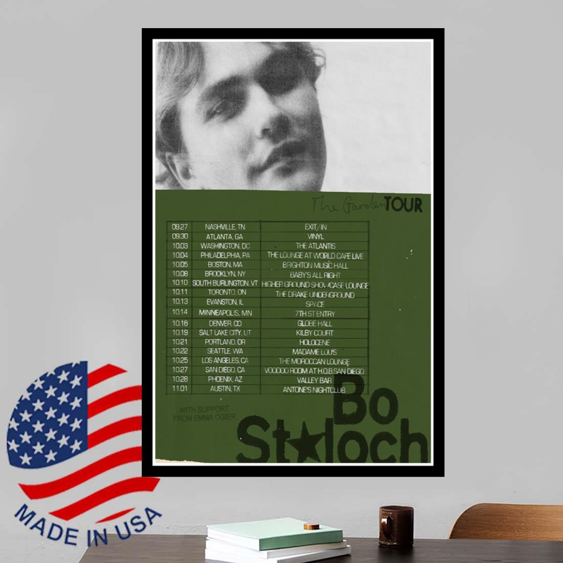 Bo Staloch The Garden Tour 2025 Poster