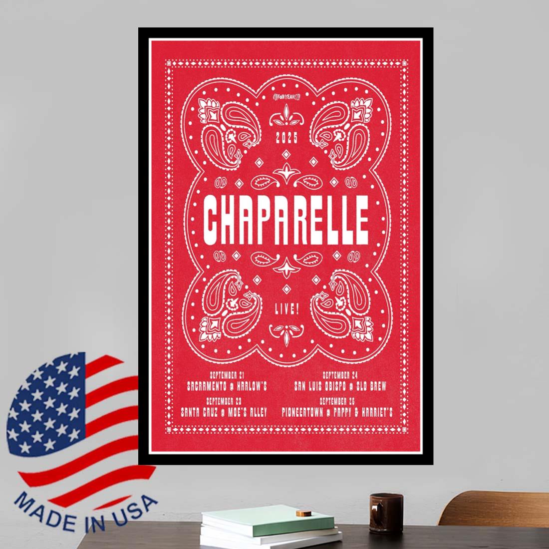 Chaparelle 2025 September 2025 Poster