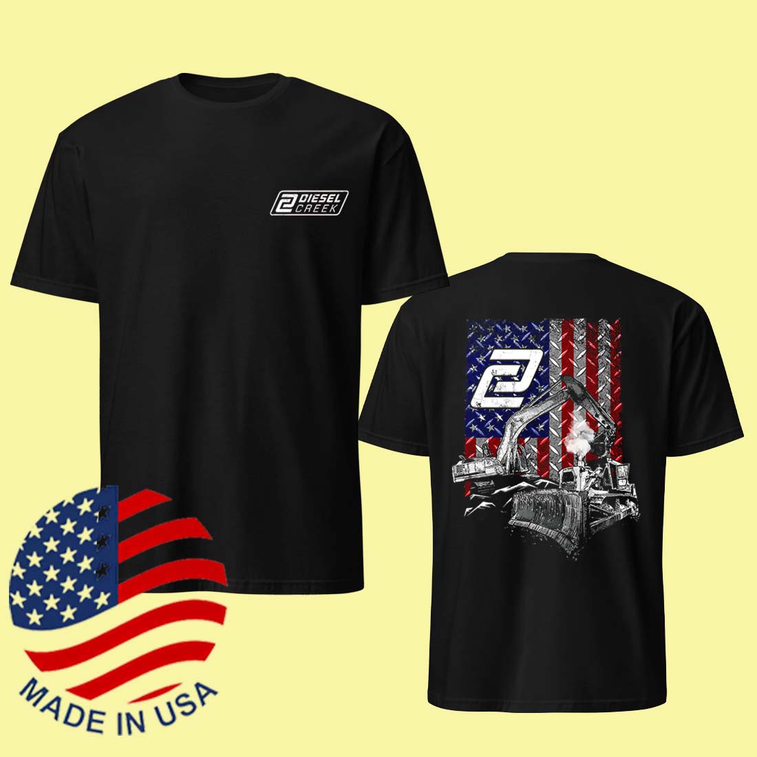 DC Heavy Equipment Flag T-shirt