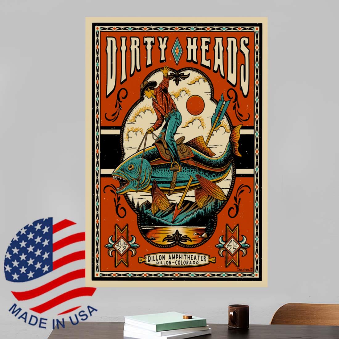 Dirty Heads Jun 28 2025 Dillon Amphitheater Dillon CO Show Poster