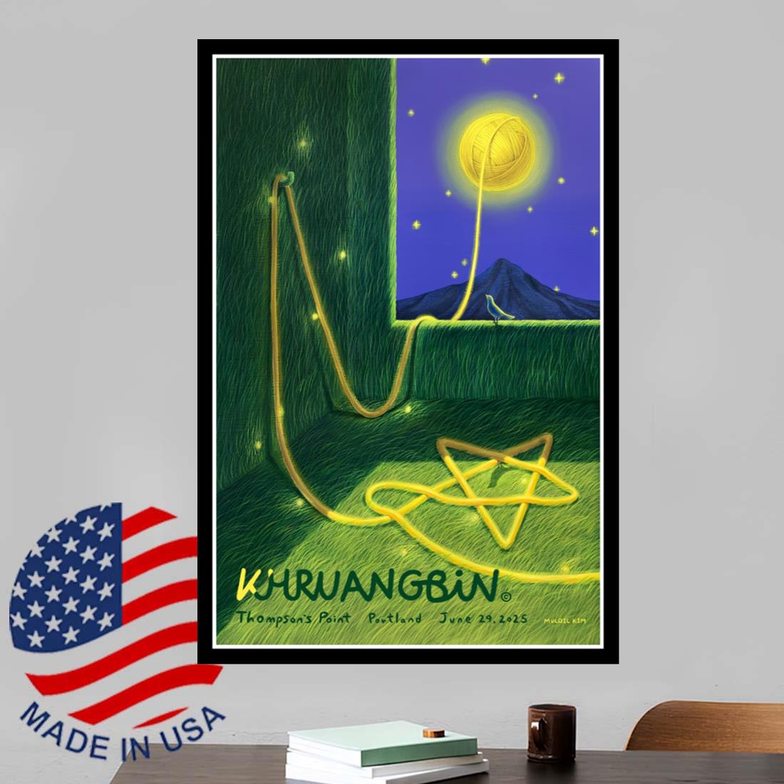 Khruangbin June 29 2025 Thompson\'s Portland Poster