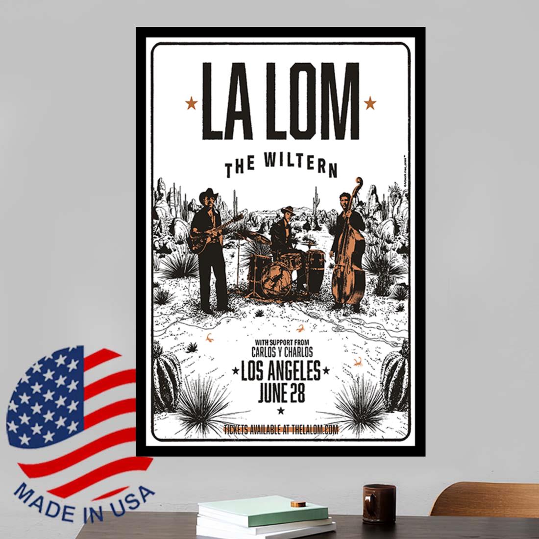 La Lom June 28 2025 The Wiltern Los Angeles, CA Poster