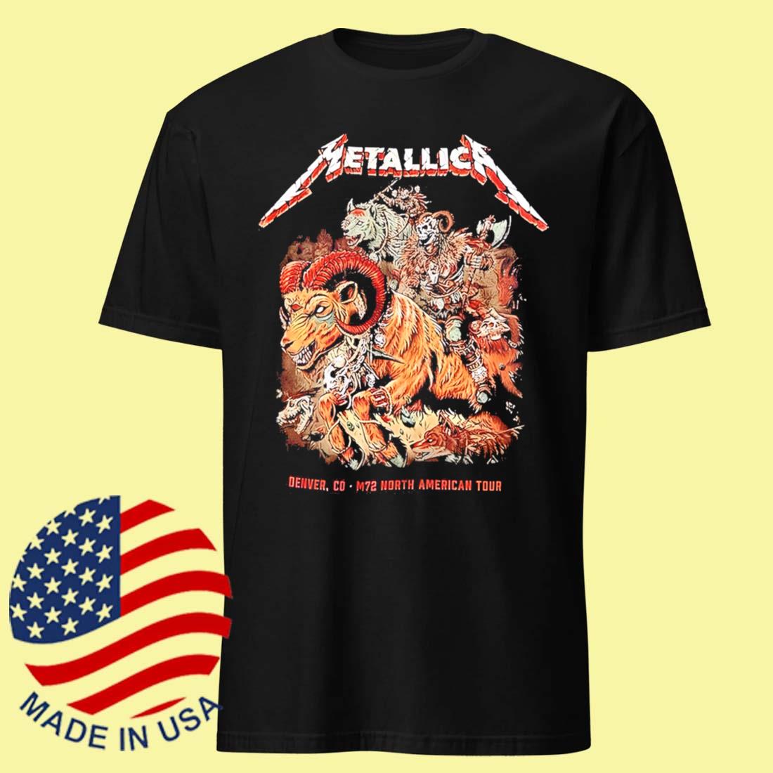 Metallica Empower Field at Mile High Denver CO June 29 2025 Tour Tee