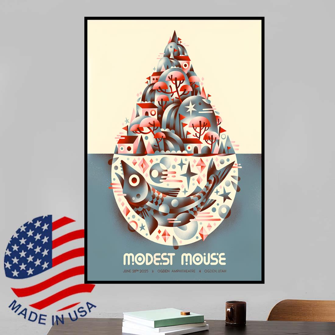 Modest Mouse June 28 2025 Ogden UTAH Poster