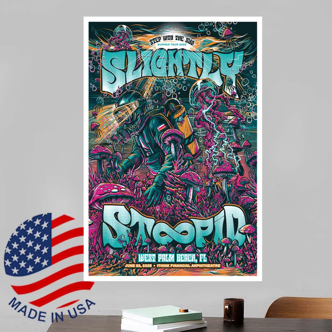Slightly Stoopid West Palm Beach FL Jun 28 2025 Event Poster