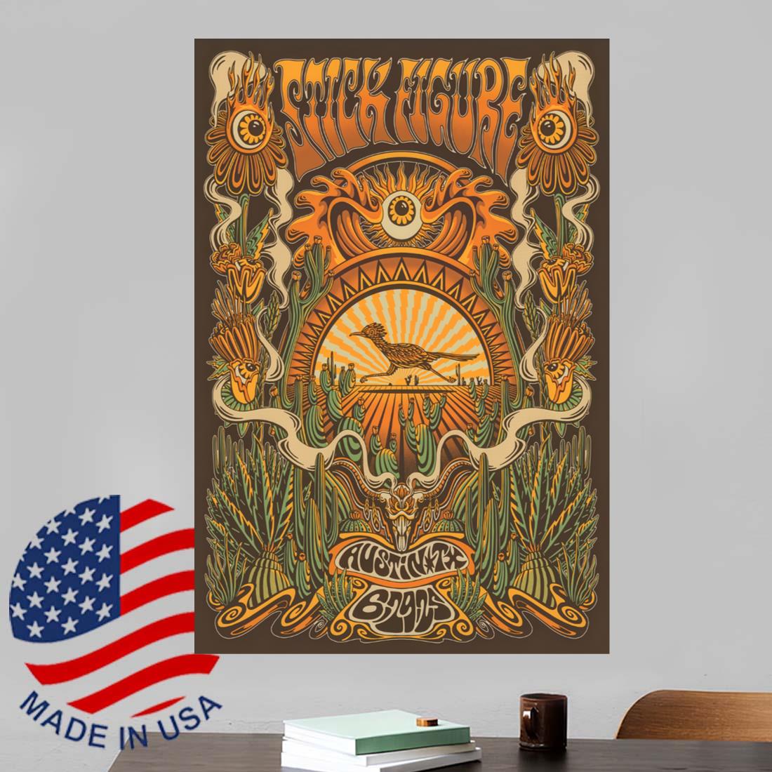 Stick Figure June 29 2025 Germania Insurance Amphitheater in Austin, TX Poster