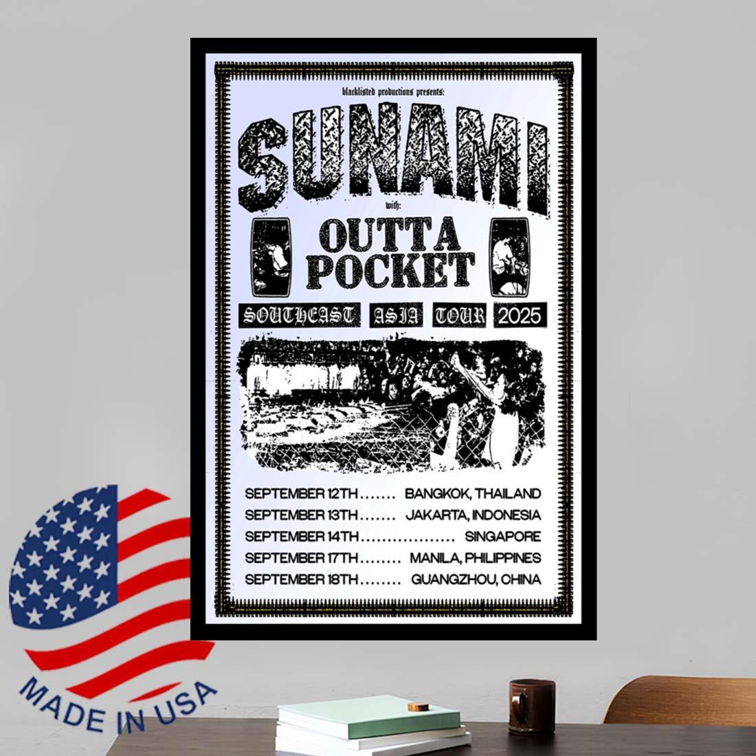 Sunami Tour 2025 September Poster