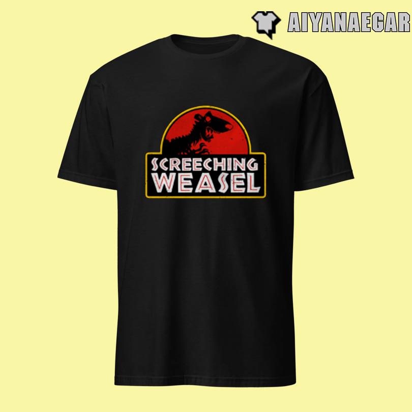 2025 Screeching Weasel Jurassic Weasel New Tee
