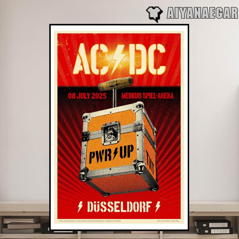 ACDC July 8 2025 Germany Tour Poster