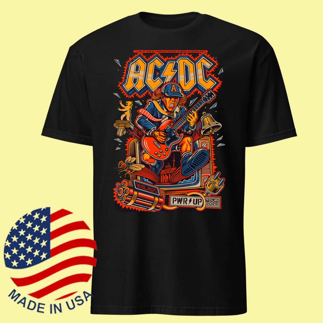 ACDC June 30 2025 Olympiastadion Berlin Shirt