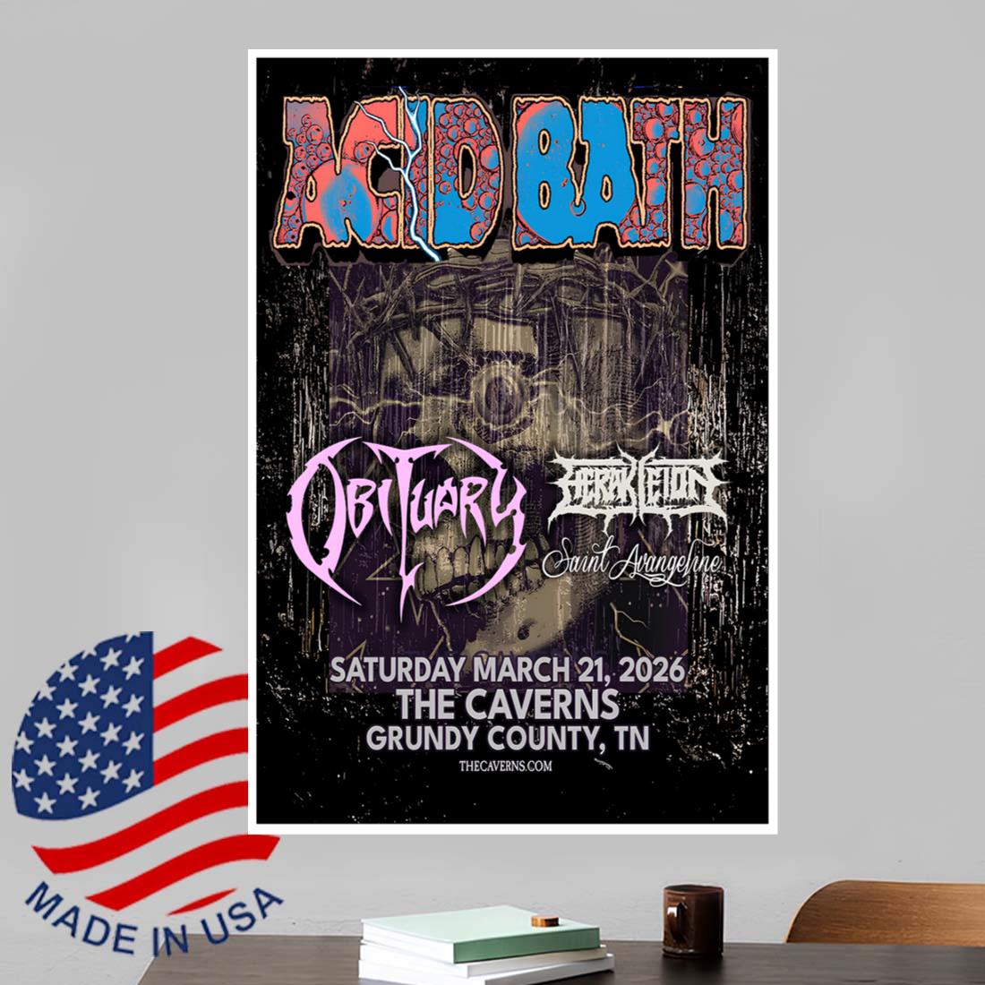 Acid Bath Poster Grudy County TN March 21 2026
