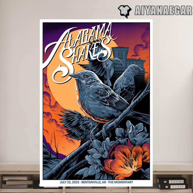 Alabama Shakes Concert Event The Momentary Arkansas July 2025 Poster