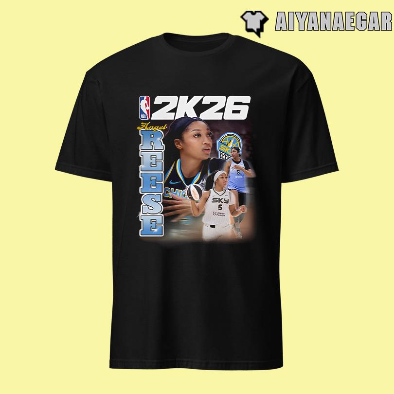 Angel Reese x NBA 2K shirt