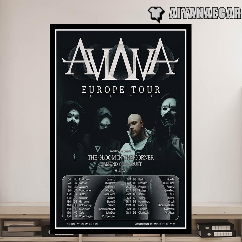 Aviana Tour Poster – Europe UK Dates 2025 Version