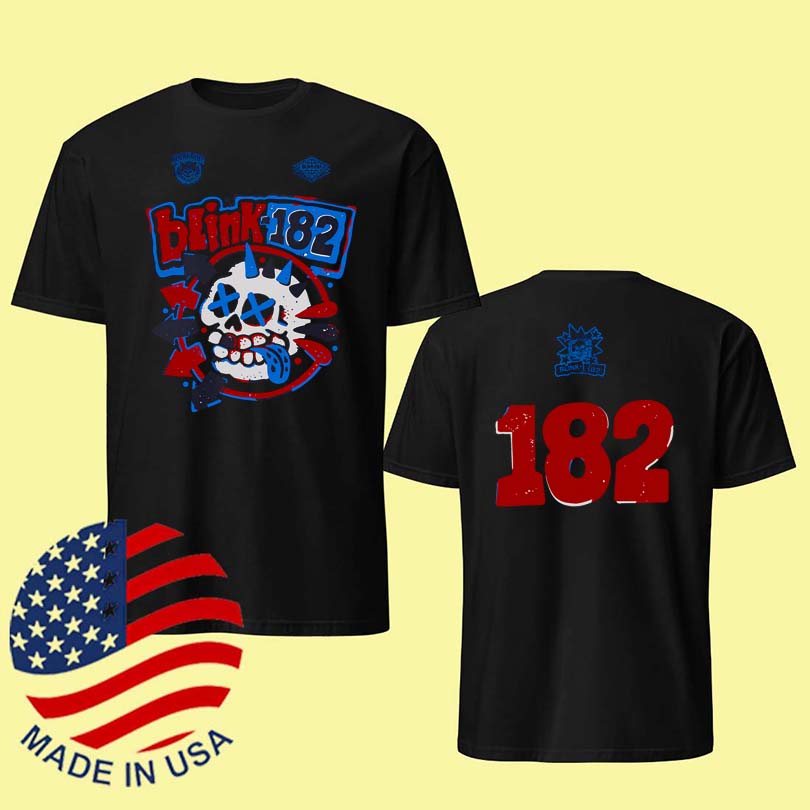 Blink-182 Skull Jersey Shirt