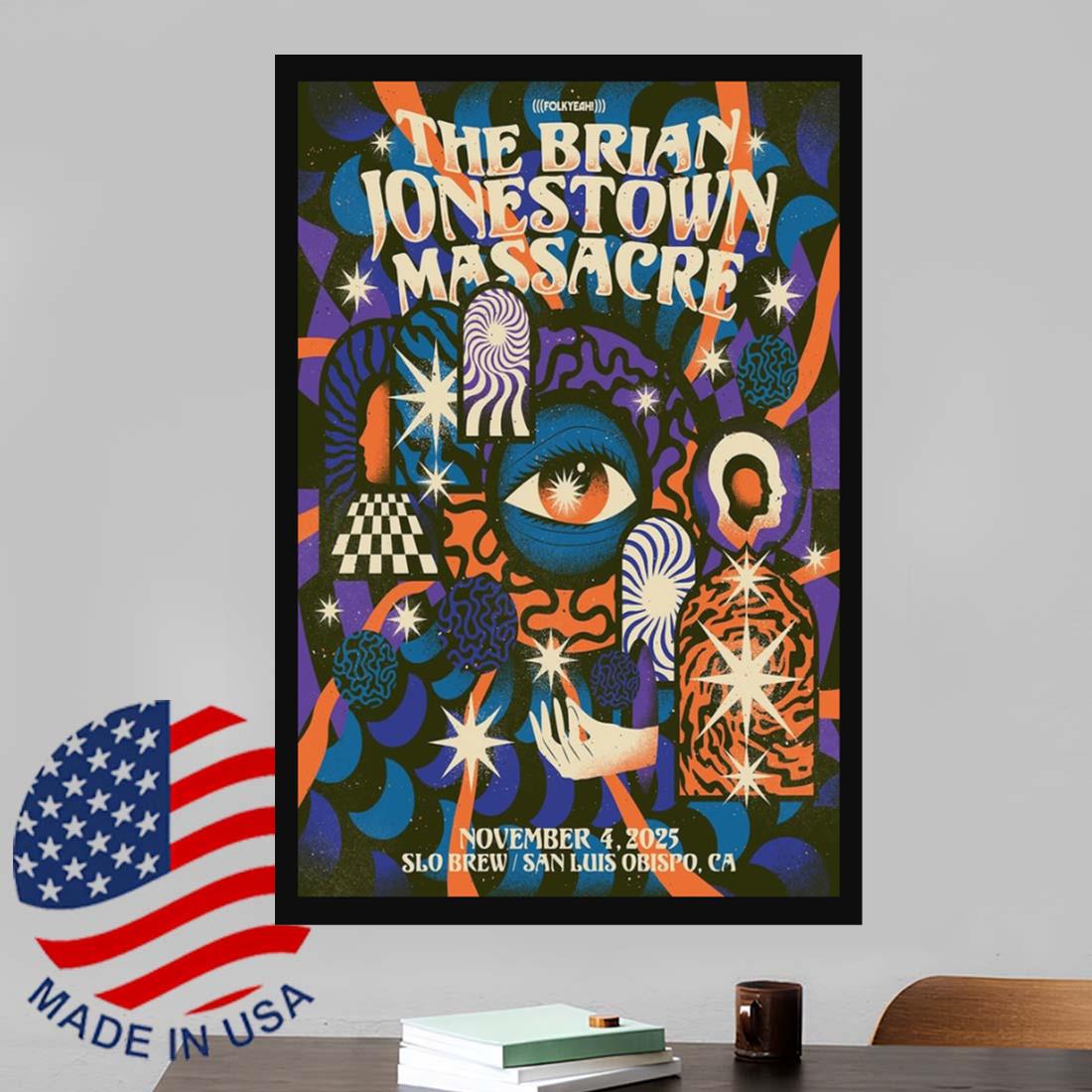 Brian Jonestown Massacre San Luis Obispo CA November 4 2025 Poster