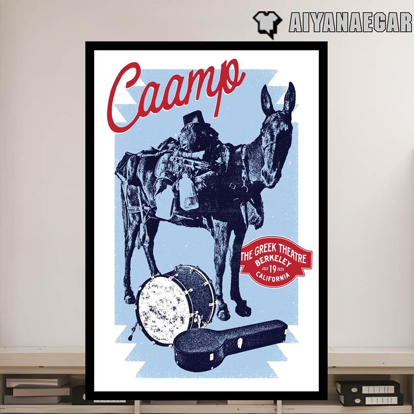 Caamp 2025 Poster Greek Theatre UC Berkeley California