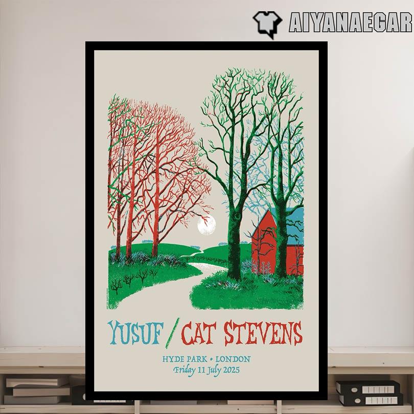 Cat Stevens Poster – 2025 Live in London Hyde Park