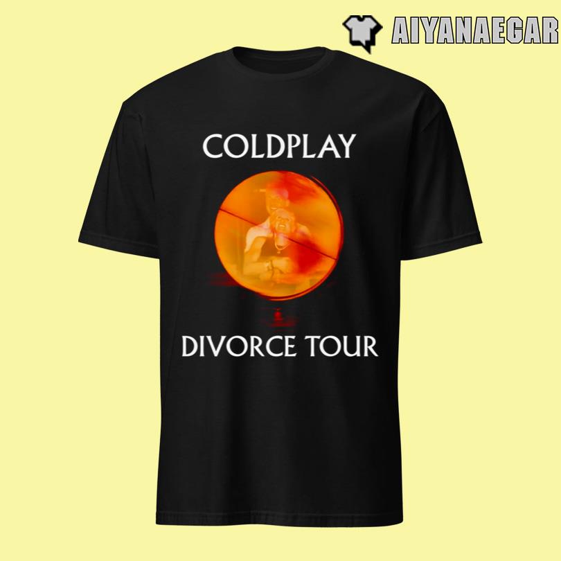 Coldplay Divorce Tour Shirt