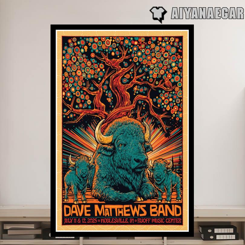Dave Matthews Band Poster – Noblesville 2025