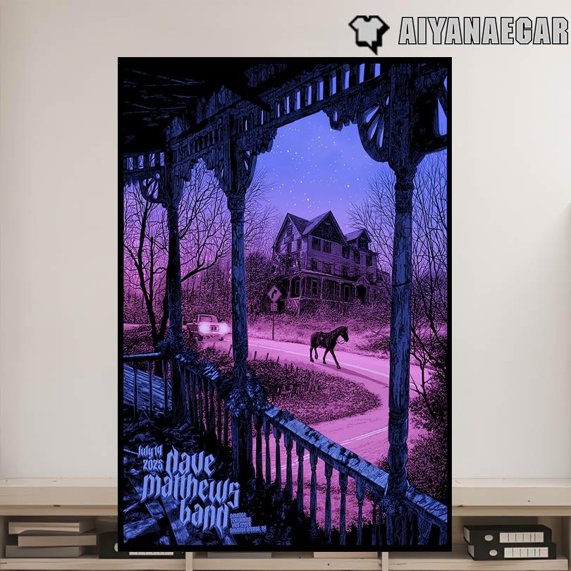 Dave Matthews Band Show at SPAC Saratoga Springs NY Poster
