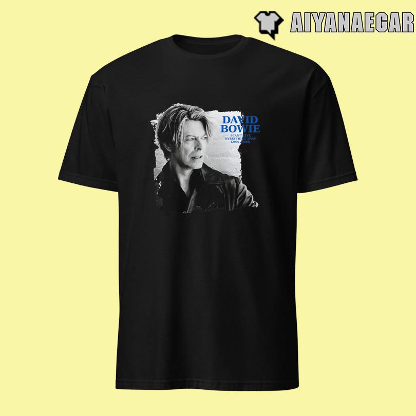 David Bowie I Can\'t Give Everthing Away Official Merch