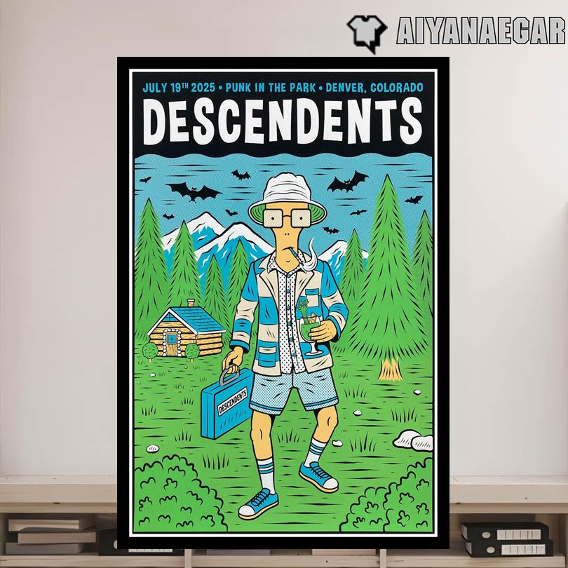 Descendents July 19 2025 Punk In The Park Denver, CO Poster