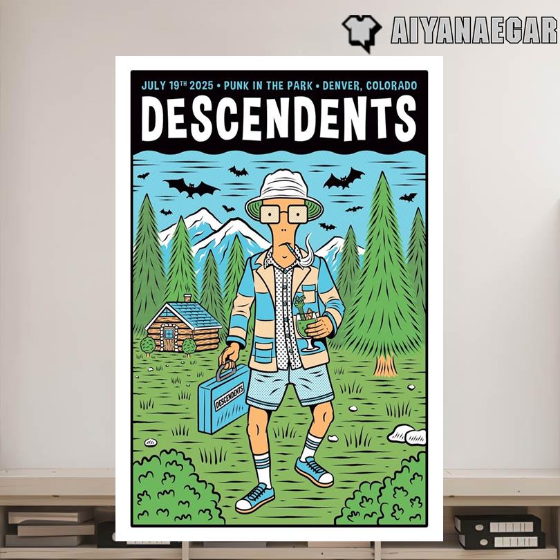 Descendents Poster – Punk In The Park July 19 2025 Denver CO Show