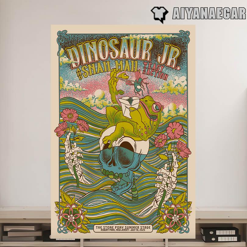 Dinosaur JR. Live Tour July 19 2025 Asbury Park NJ Poster