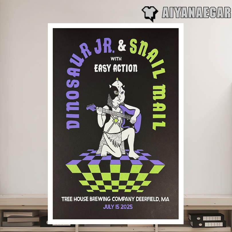 Dinosaur Jr Poster – Official 2025 Tree House Brewing Merch