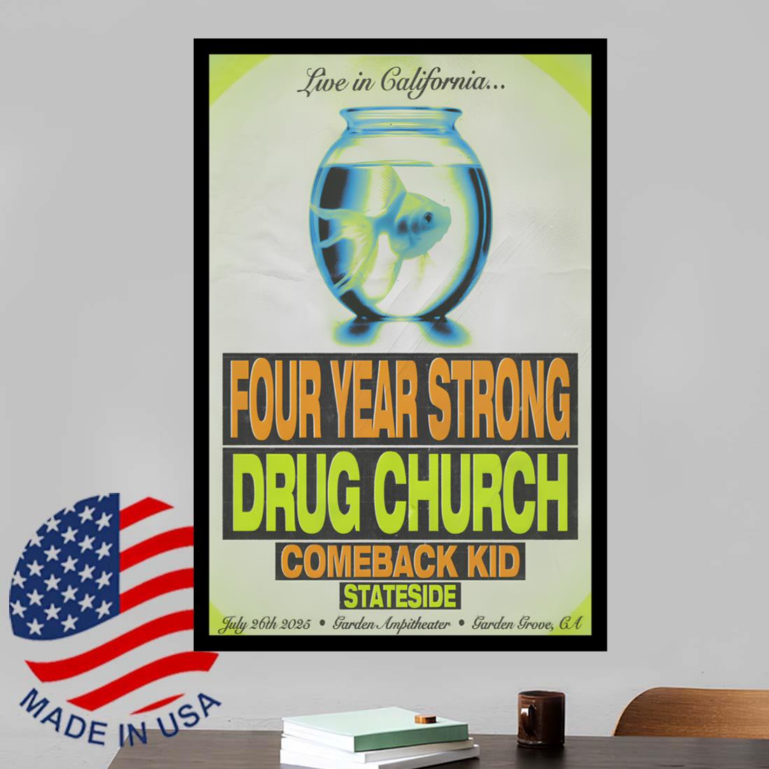 Drug Church July 26 2025 Garden Grove CA Poster