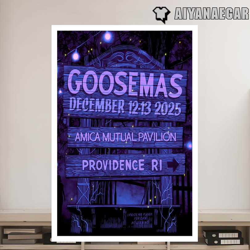 Goosemas Show in Providence RI Amica Mutual Pavilion 2025 Poster