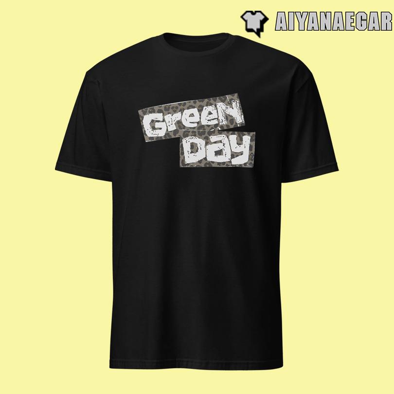 Green Day Merch Cheetah Logo Tee