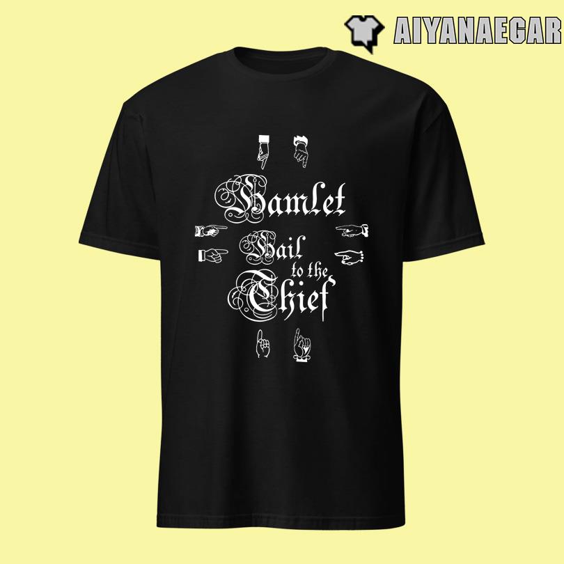 Hamlet Hail To The Thief Pointing Black T-shirt