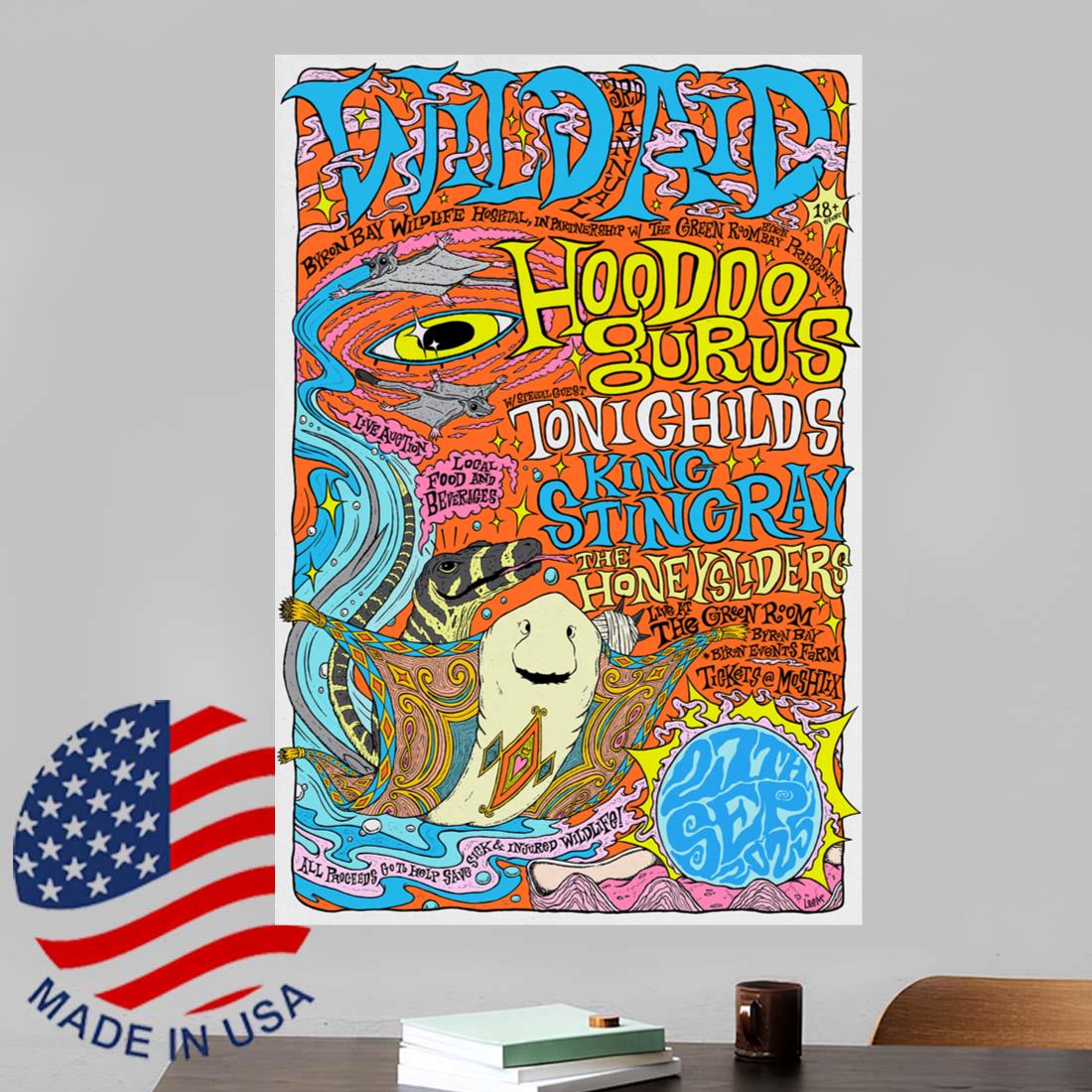 Hoodoo Gurus Show at Night at The Barracks Sep 27 2025 Poster