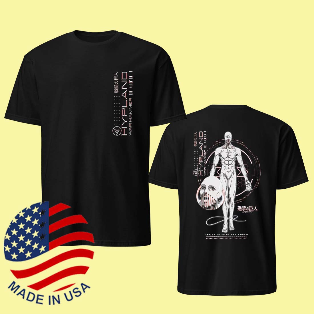 Hypland Aot War Hammer T-shirt