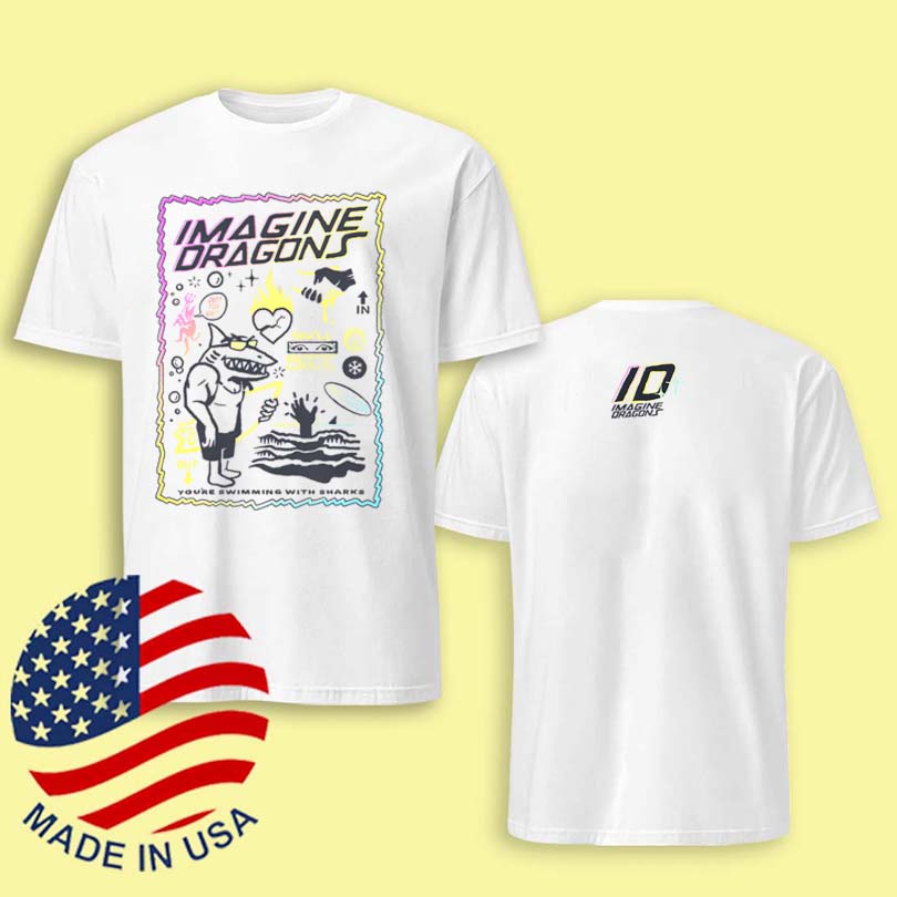 Imagine Dragons Sharks Beach Tee