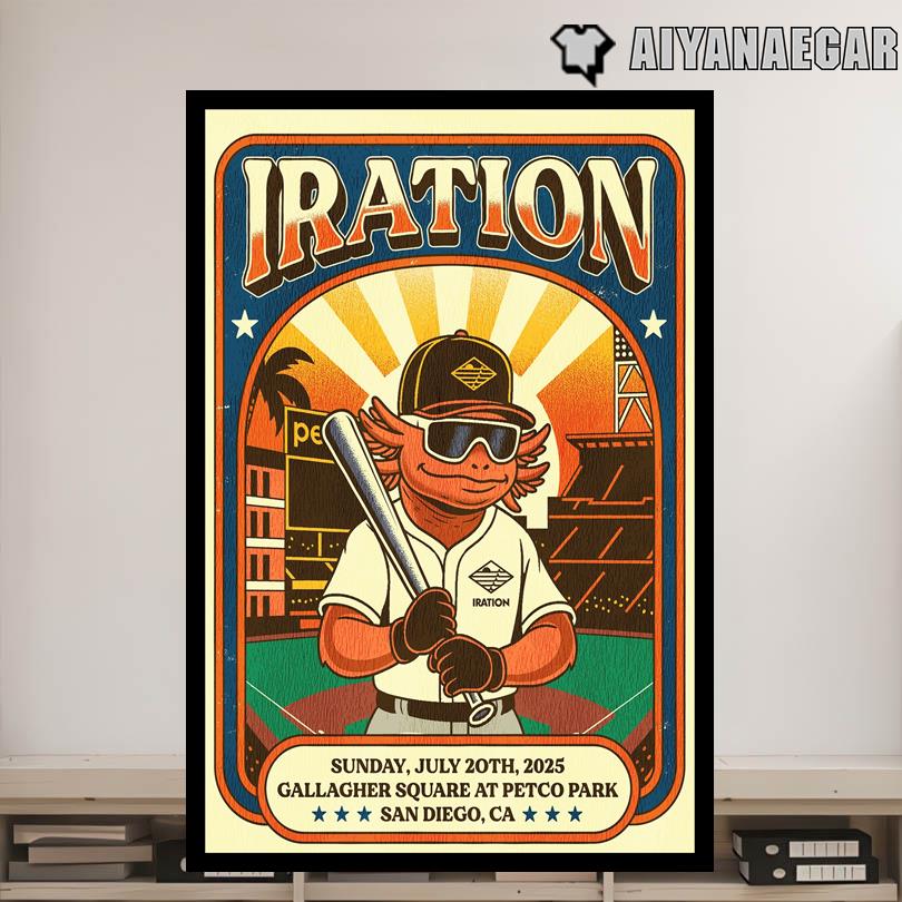 Iration Show in San Diego Gallagher Square July 20 2025 Poster