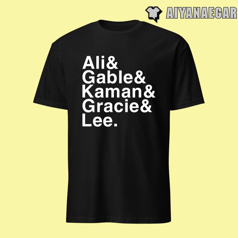 Jacob Bannon Ali & Gable & Kaman & Gracie & Lee T Shirt