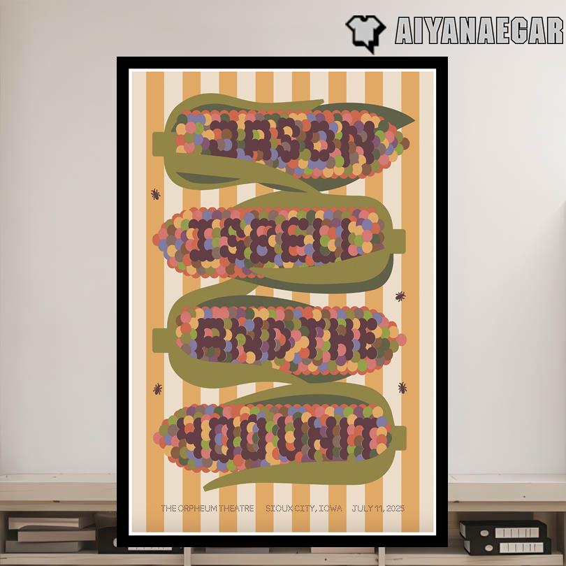 Jason Isbell Poster – Live in Sioux City IA Tour 2025