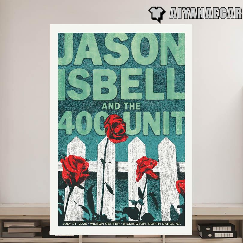 Jason Isbell Show in Wilmington NC Wilson Center July 21 2025 Poster