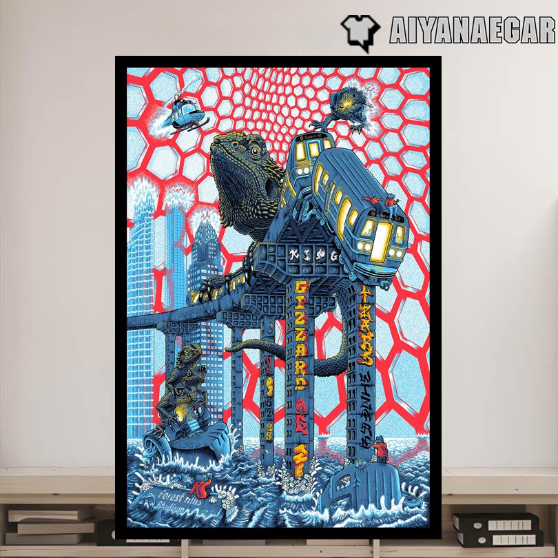 King Gizzard & The Lizard Wizard Poster – Queens NY 2025 Concert