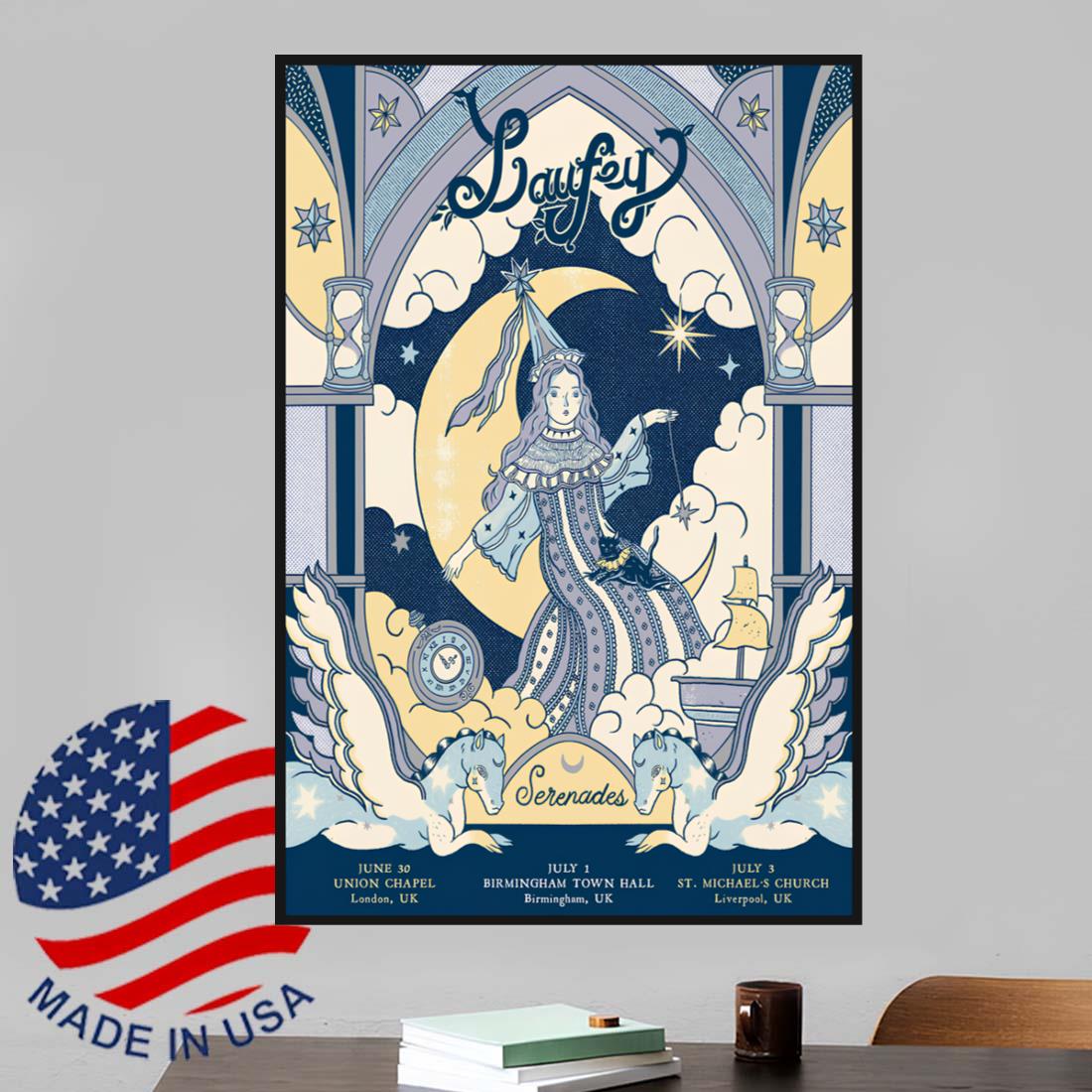 Laufey Jun 30 July 1 & 3 UK Tour 2025 Poster