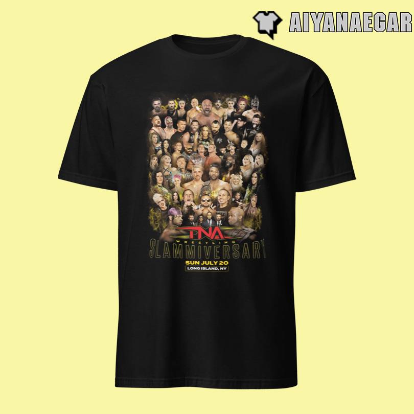 Limited 2025 Slammiversary Roster T-Shirt