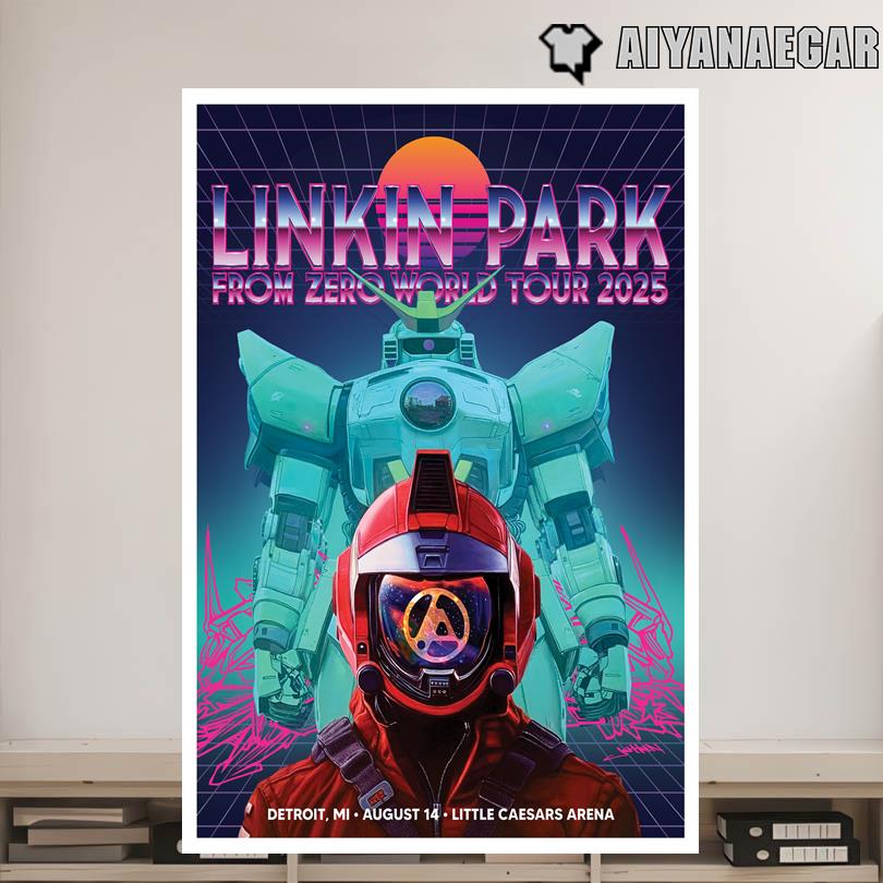 Linkin Park From Zero World Tour Montreal, QC Aug 5 2025 Poster