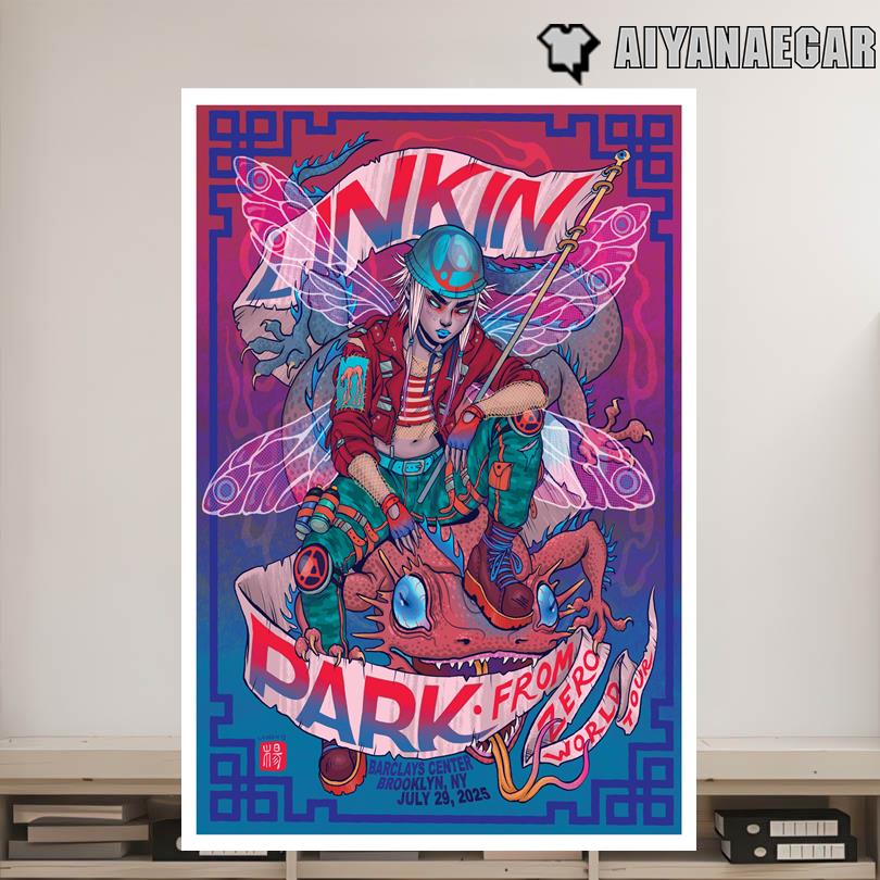 Linkin Park From Zero World Tour St. Louis, MO Aug 23 2025 Poster