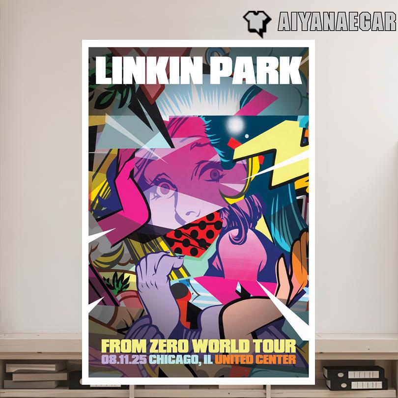 Linkin Park From Zero World Tour Toronto, ON Aug 8 2025 Poster