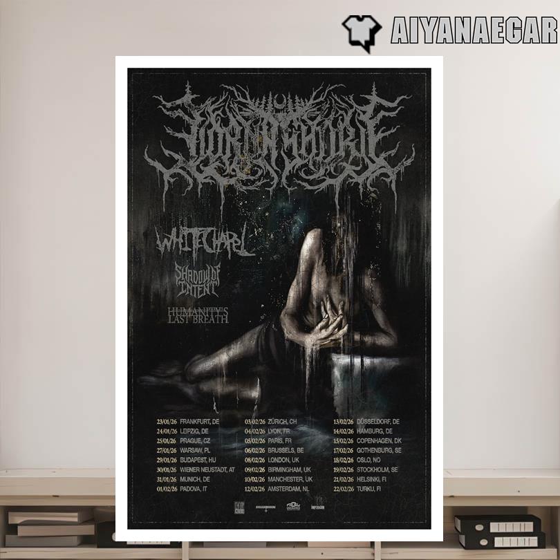 Lorna Shore Europe & UK Tour 2026 Poster