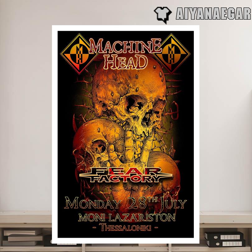 Machine Head Event Thessaloniki July 28 2025 Poster